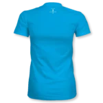 Bike Love Ladies Cycling T-Shirt Back View - BikeMessenger