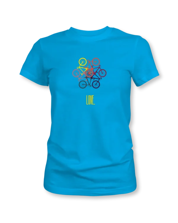Bike Love Ladies Cycling T-Shirt South Africa - BikeMessenger