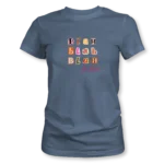 Blah-Blah-Blah Ladies Cycling T-Shirt Dusk Blue - BikeMessenger