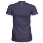 Bike Sweetheart Ladies Cycling T-Shirt Navy Back View - BikeMessenger